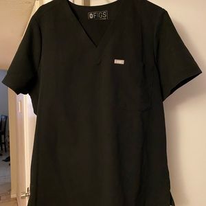 Black Figs Scrub Top and Bottoma